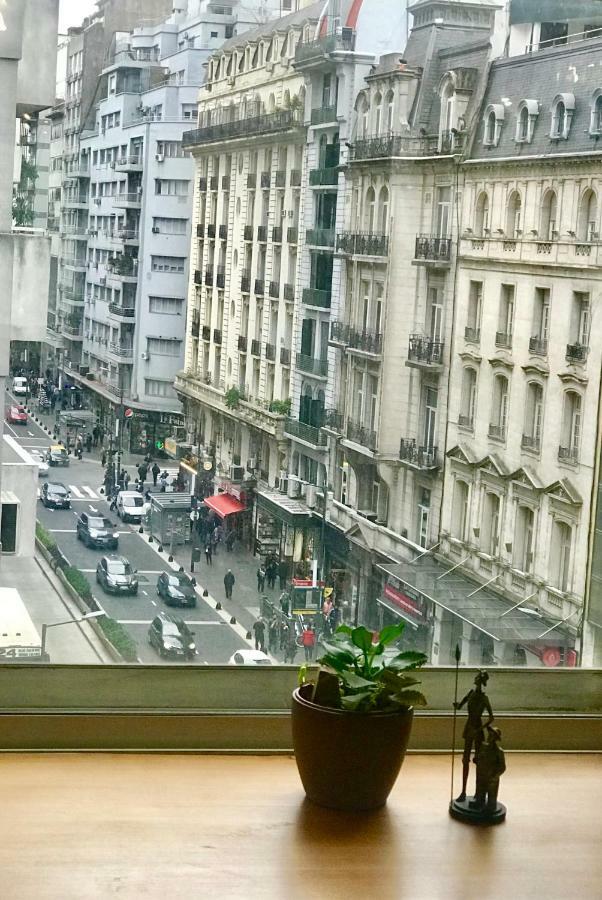 Estilo Y Comodidad En Av Corrientes, Departamento Con Estacionamiento Para Autos Buenos Aires Luaran gambar